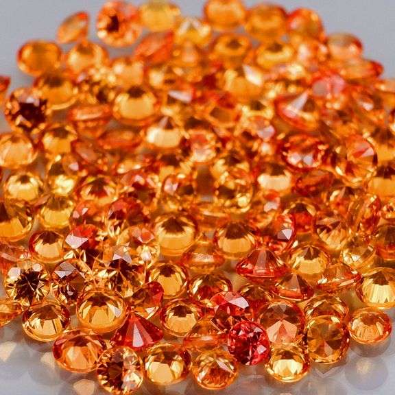 Superb 3.57ct diamond cut Songean Sapphire set