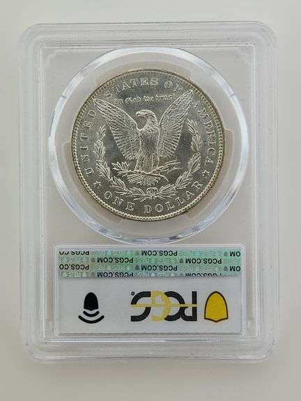 1887 Morgan Silver Dollar, PCGS MS63