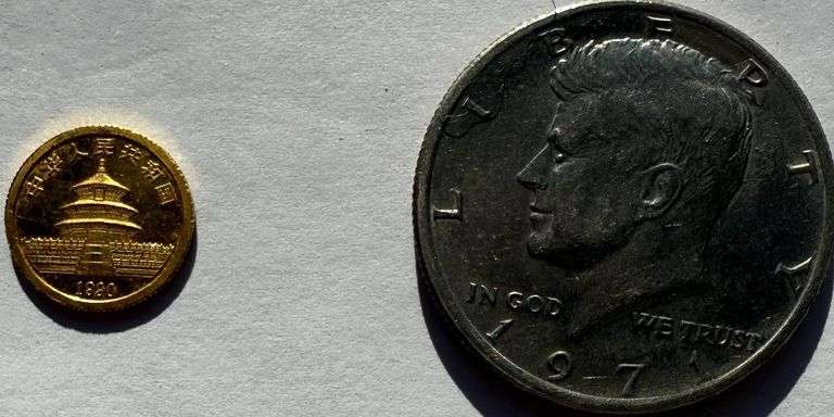 1990 Unc 1/20 Th Gold Panda