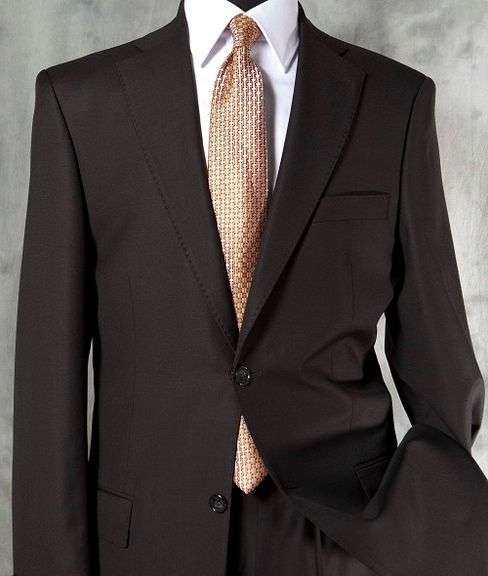 Super Fine Quality Black Color Italian Suit By Galante