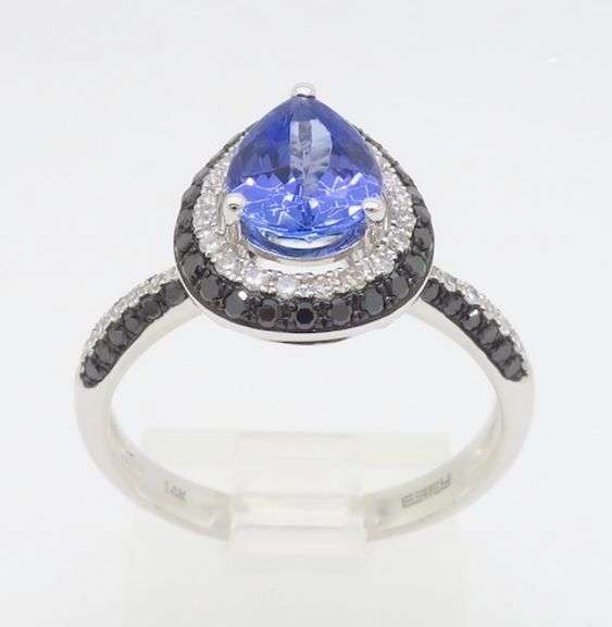 New, in Box, EFFY Tanzanite & Diamond Ring
