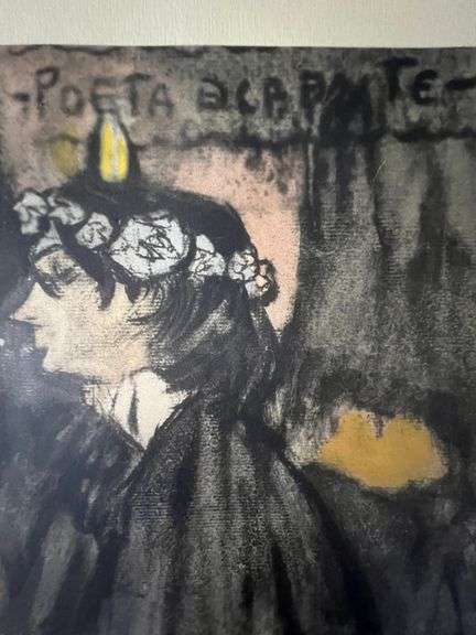 Original Lithograph from Picasso Les Bleus de Barcelona Picasso 1963 Portfolio