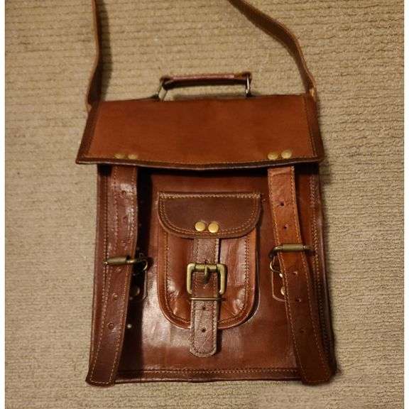 Genuine Leather Messenger Bag