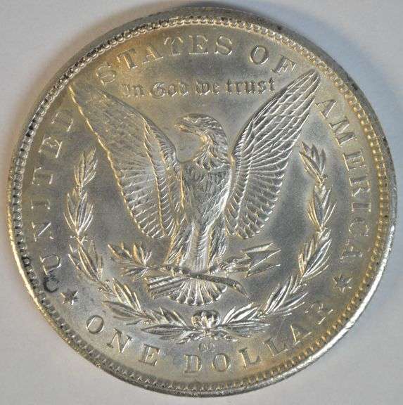 Fully struck Uncirculated 1884-CC Morgan Silver Dollar