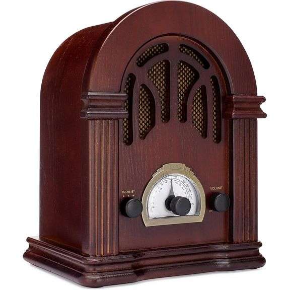 Classic Wooden AM/FM Receiver Bluetooth Radio