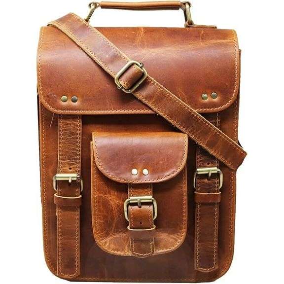 Genuine Leather Messenger Bag