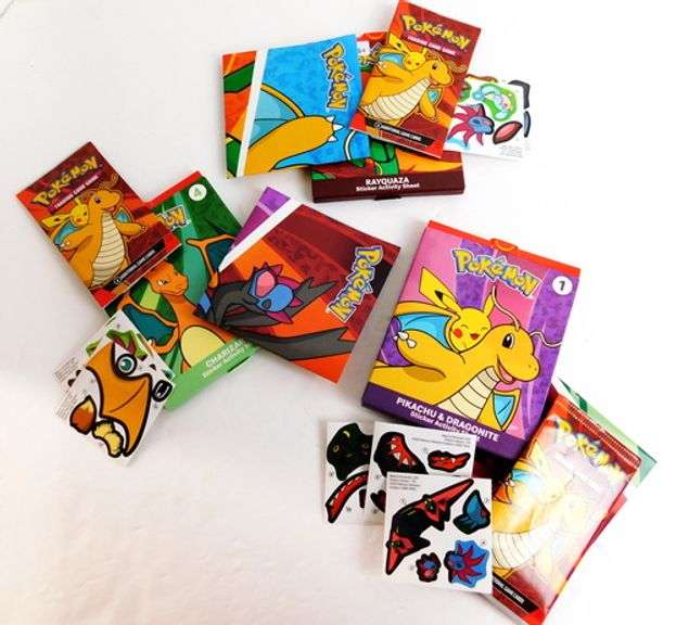 3 Pokémon 2024 McDonald's Boxes