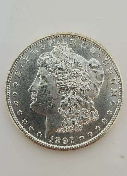 1897-S Morgan Silver Dollar, UNC Better Date