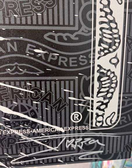 "express glamour" Extremely Collectible Jozza 'One of a kind' Mixed Media on Canvas very large