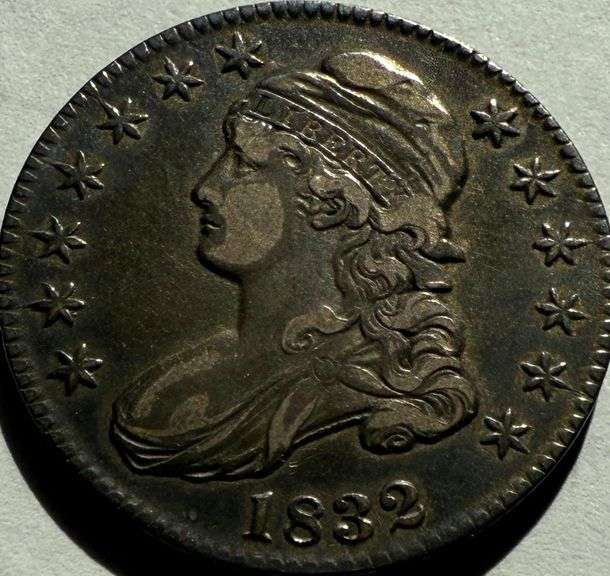 Two Tone 1832 Bust Half.