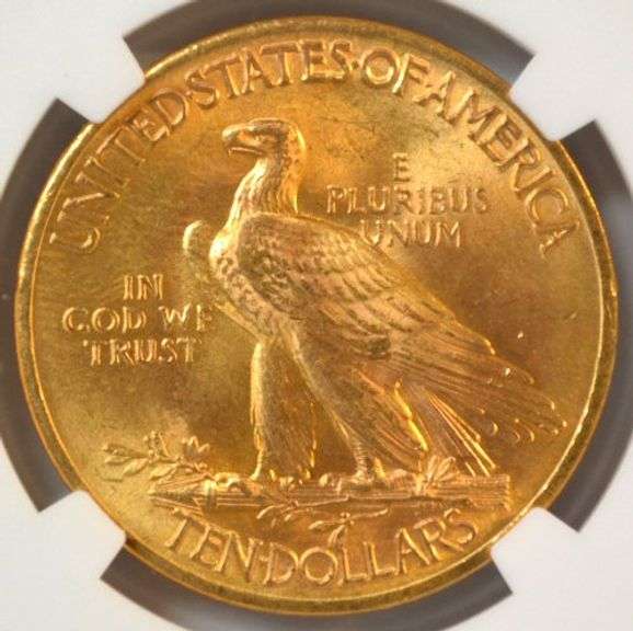 Super choice BU 1932 $10 Indian Gold Piece. NGC MS63