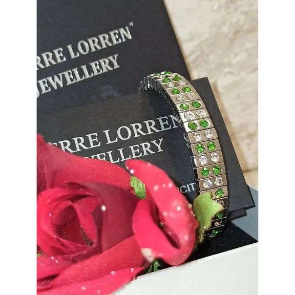 5ct Peridot Crystal Bracelet