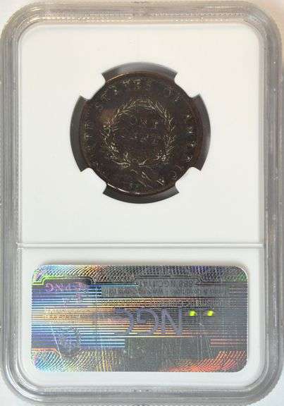 Super Rare 1793 Wreath Large Cent. NGC VF Details