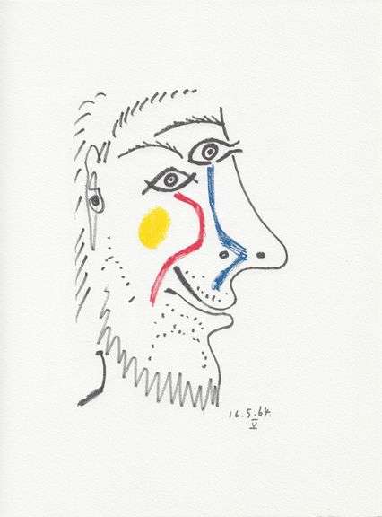 Exclusive Limited Edition Pablo Picasso Lithograph "Le Gout du Bonheur", 1970