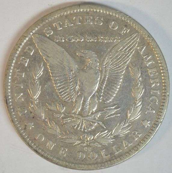 Scarce 1890-CC Morgan Silver Dollar in higher grade