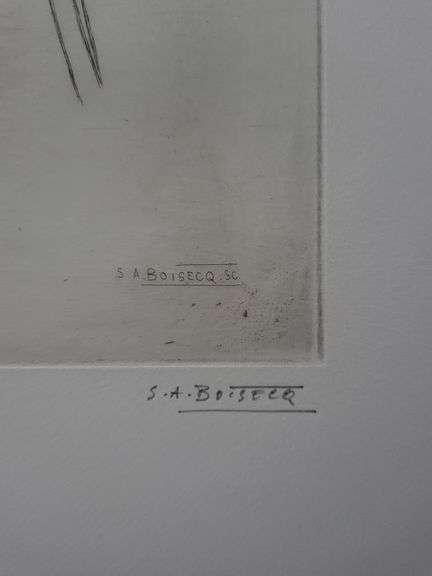 Investment! Very collectable remarkable limited edition Pierre-Auguste Renoir signed in the stone.