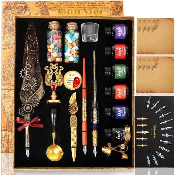 Quill Pen & Calligraphy Writing Set