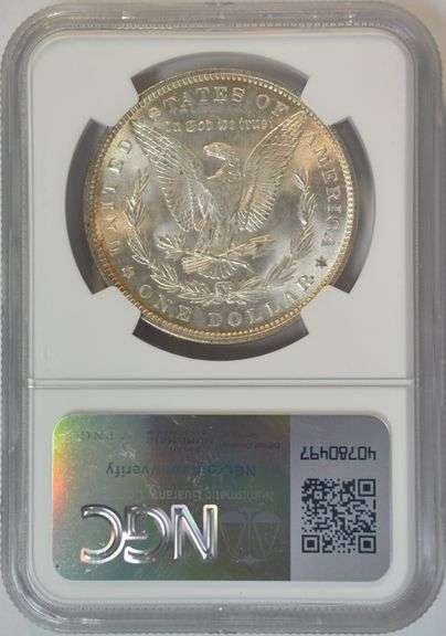 Better Near Gem BU 1888 Morgan Silver Dollar. NGC MS64