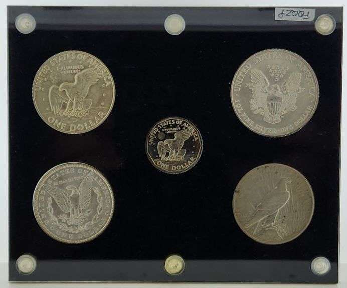 United States 20TH Century Dollar Coins, Capital Plastics Holder