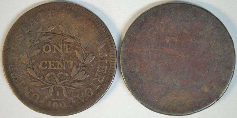 Lower end 1794 Liberty Cap & 1797 Draped Bust Large Cents