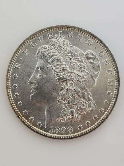 1898 Morgan Silver Dollar, UNC