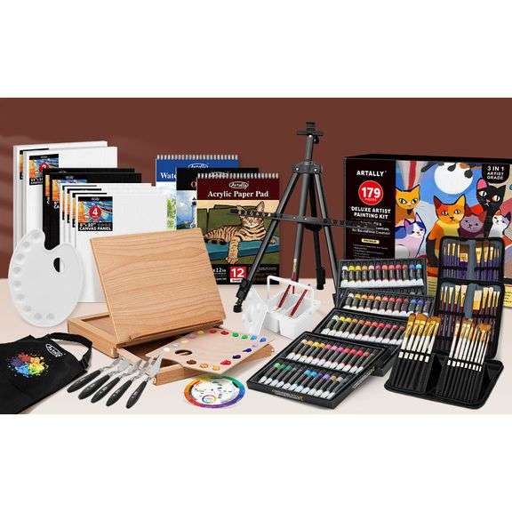 179-Piece Professional Art Complete Set