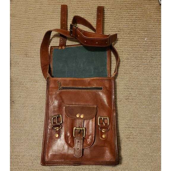 Genuine Leather Messenger Bag