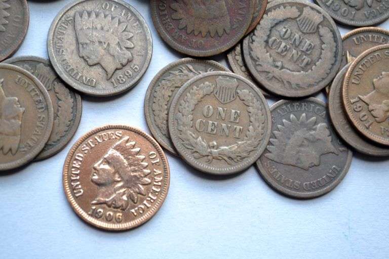 50 Unsearched Indian Cents
