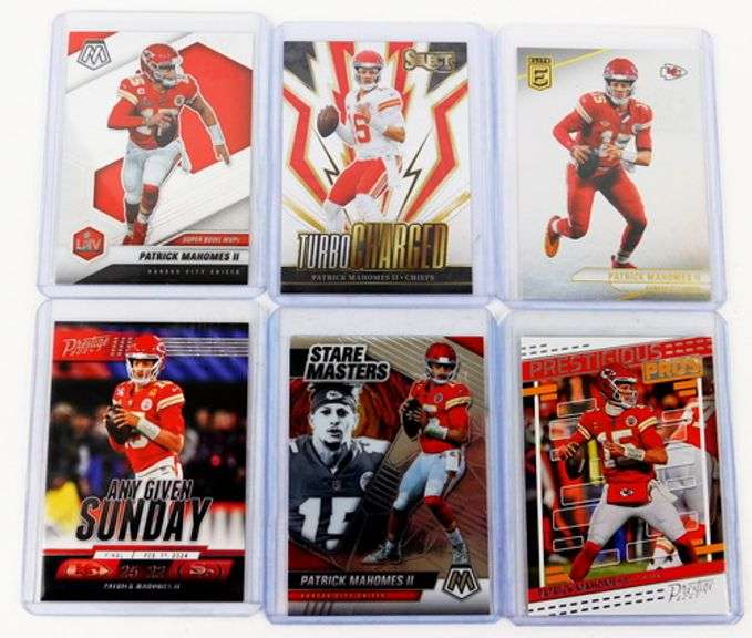 6 Patrick Mahomes Football Cards