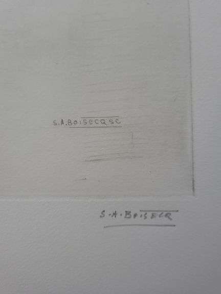 Investment! Very collectable remarkable limited edition Pierre-Auguste Renoir signed in the stone.