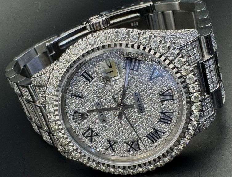 New Custom Iced Out Rolex Datejust 36mm
