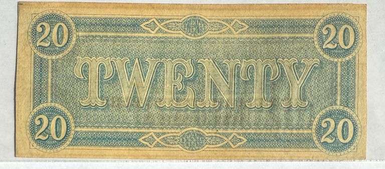 $20 1864 Series CSA Note New 62  PCGS