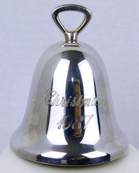1987 Reed & Barton Annual Christmas Bell