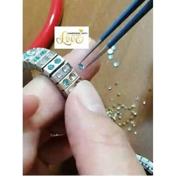 5ct Peridot Crystal Bracelet