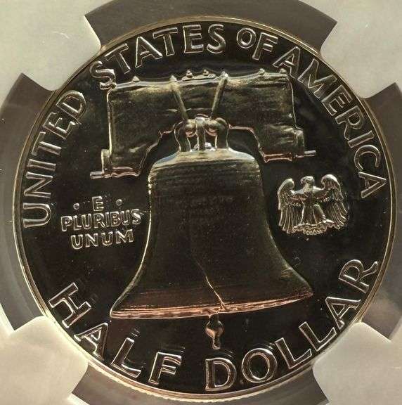1958 Proof 67 NGC Franklin Half.