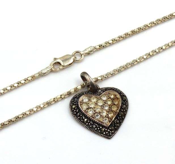 Group lot of 5 Vintage 925 sterling silver necklaces