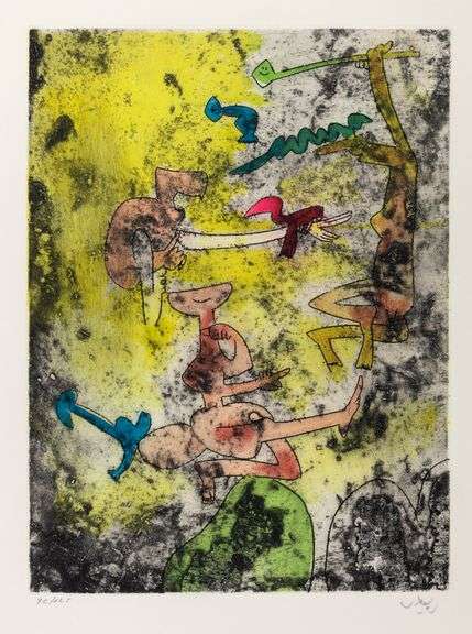 Exclusive Roberto Matta Signed Etching & Aquatint, 1974
