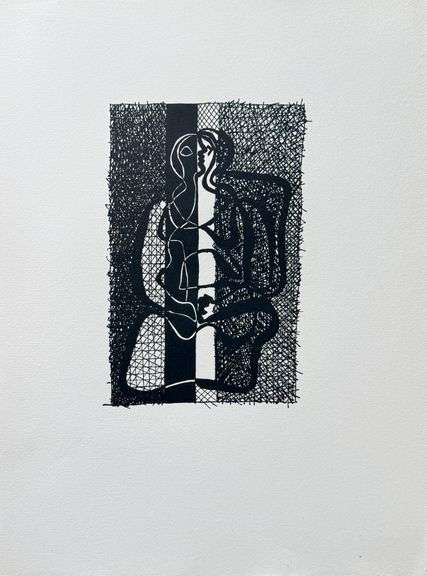 Rare Pablo Picasso Woodcut Circa 1955 Out of Only 100