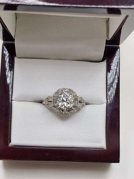 Classic Platinum Diamond Ring