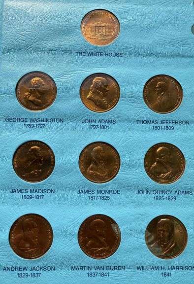 Forty Four US Mint Medals of the Presidents