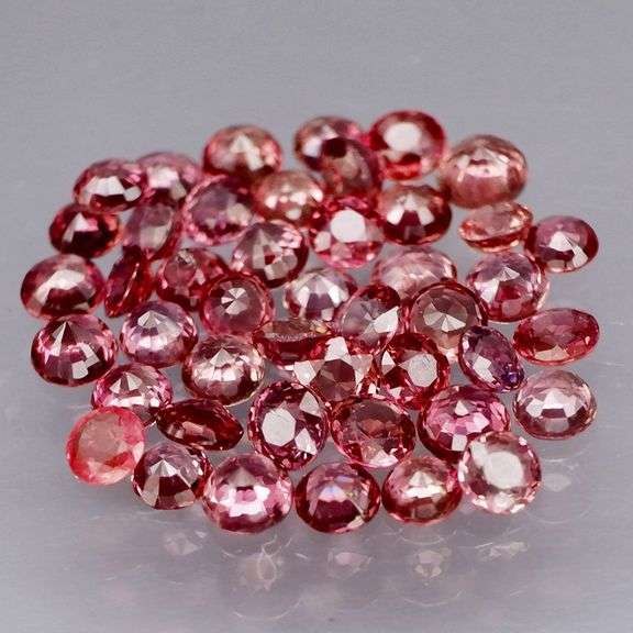 Real! Untreated! 5.09ct rose red Sapphire set!