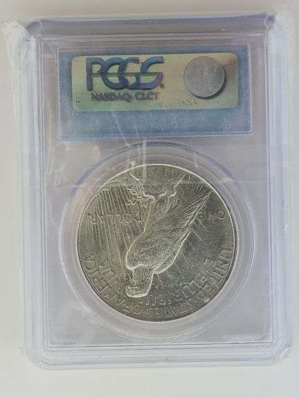 1923 Silver Peace Dollar, PCGS MS62