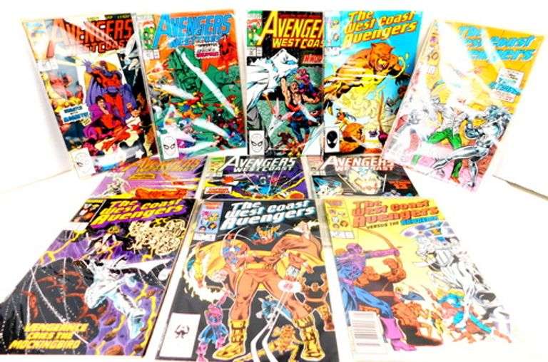 11 Marvel Comic Books, Avengers West Coast