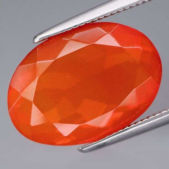 Deep color in this incredible 4.49ct untreated Fire Opal!