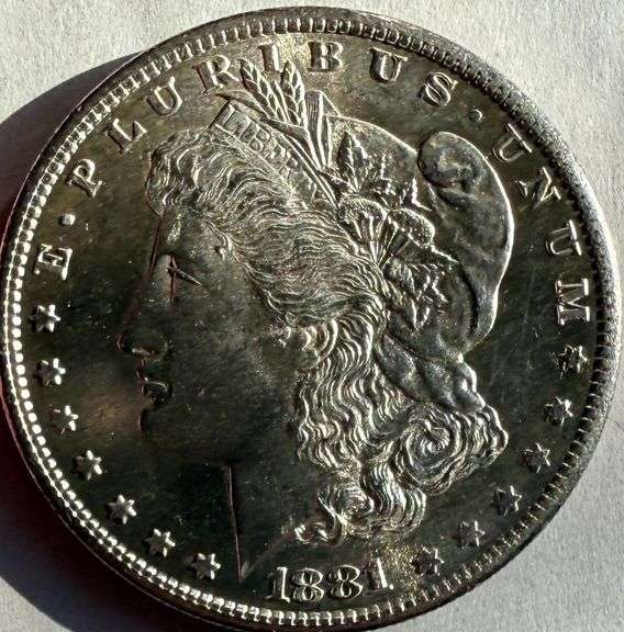 1881 S BU Morgan Dollar