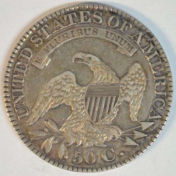 Original fully struck AU 1828 Capped Bust Half Dollar