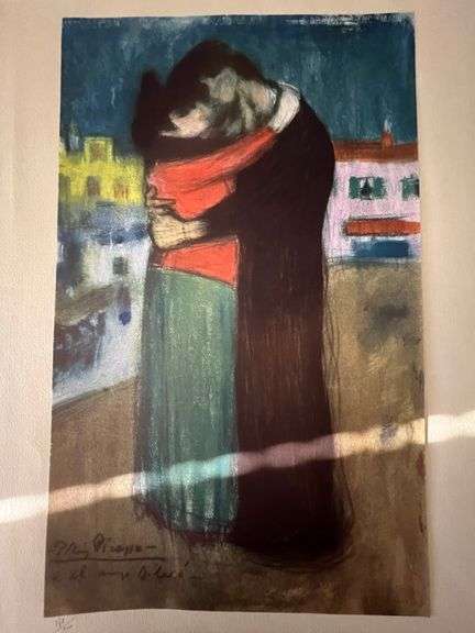 Original Lithograph from Picasso Les Bleus de Barcelona Picasso 1963 Portfolio