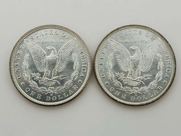 1882-O & 1883-O Morgan Silver Dollars