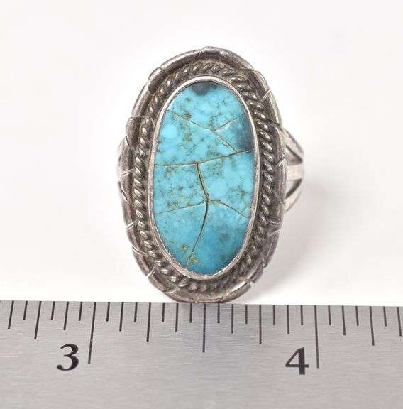 Turquoise Gemstone Ring in Sterling Silver