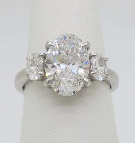 Classic Three Stone Diamond Ring Featuring 3.64CTW of Diamonds